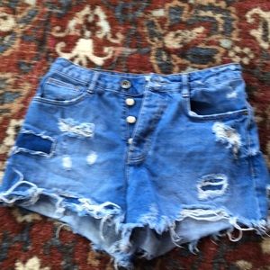 Zara size 2 high waist shorts